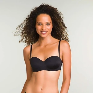 DIM WIREFREE STRAPLESS BRA - Women's bra with removable straps - black