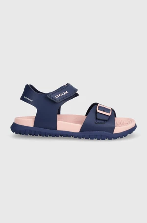 Sandále Geox SANDAL FUSBETTO tmavomodrá farba