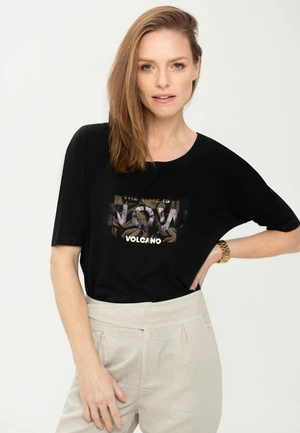 Volcano Woman's T-shirt T-Now L02076-S23