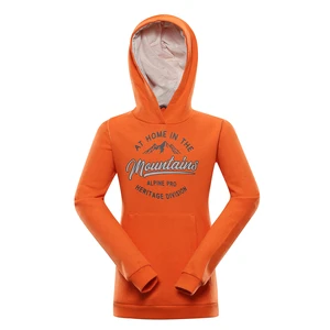 Kids hoodie ALPINE PRO MODALO spicy orange variant pd