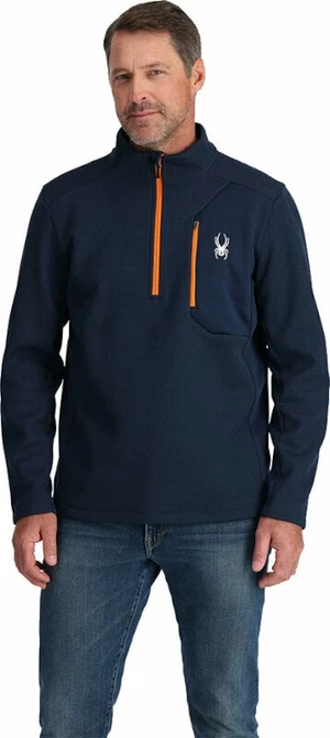 Spyder Mens Bandit 1/2 Zip True Navy M Jumper