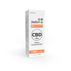 JADON Oil drops konopný destilát CBD 15% 10 ml