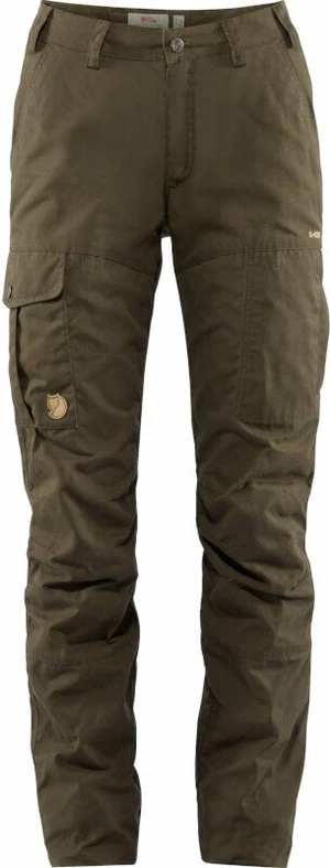 Fjällräven Karla Pro Winter Trousers W Dark Olive 38 Pantalons outdoor pour