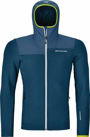 Ortovox Fleece Plus Hoody M Petrol Blue 2XL Felpa outdoor