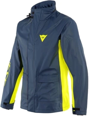 Dainese Storm 2 Jacket Black Iris/Fluo Yellow 3XL Chaqueta impermeable para moto