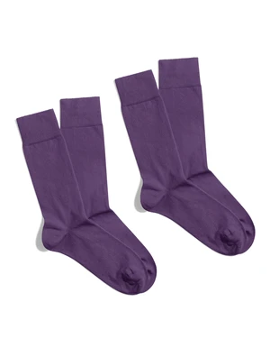 Banana Socks Unisex's 2Pack Socks Essentials Regal Plum