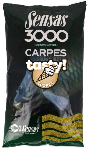 Sensas kŕmenie carp tasty 3000 1 kg - scopex