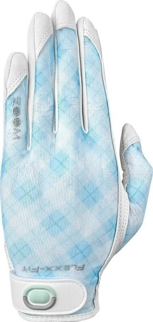 Zoom Gloves Sun Style Golf Vichy Light Blue Lewa ręka UNI Rękawiczki damskie