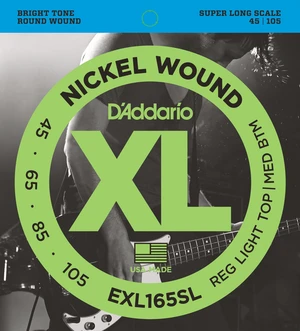 D'Addario EXL165SL Struny do gitary basowej