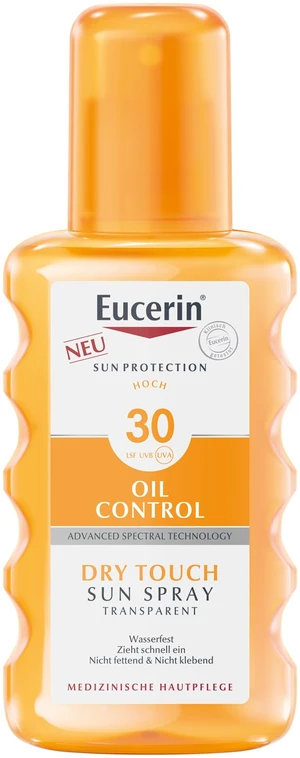 EUCERIN Transparentný sprej na opalovanie Dry Touch Oil Control SPF 30, 200 ml