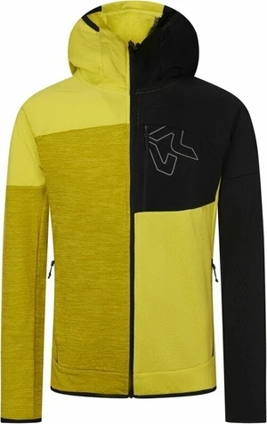 Rock Experience Kobra FZ Man Fleece Sulphur Spring/Caviar/Sulphur Melange M Sweat à capuche outdoor