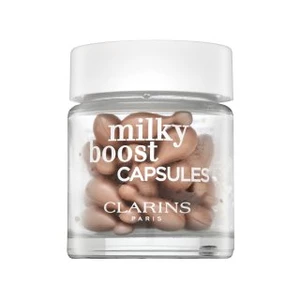 Clarins Milky Boost Capsules podkład w płynie z ujednolicającą i rozjaśniającą skórę formułą 05 30 x 0,2 ml