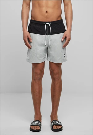 Block Swim Shorts Light Asphalt/Black