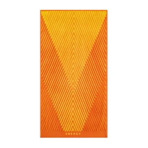 Zwoltex Unisex's Sport Towel Energy AB Orange/Yellow