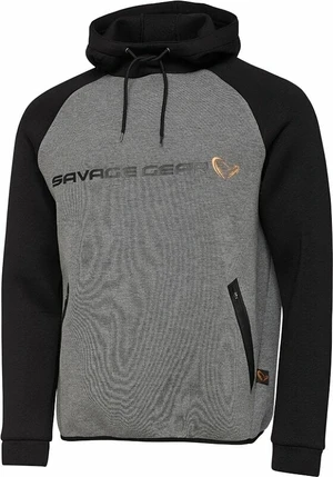 Savage Gear Hanorac Tec-Foam Hoodie Dark Grey Melange M