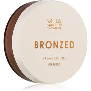 MUA Makeup Academy Bronzed krémový bronzer odstín Espresso 14 g