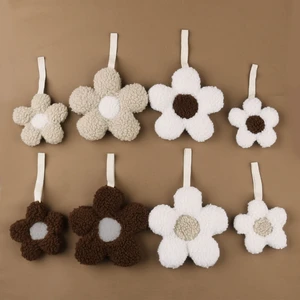 Cute Floral Baby Pacifier Pendant Flower Shaped Pacifier Clip Chain Ornament Charming Baby Accessory Dummy Nipple Holder Strap