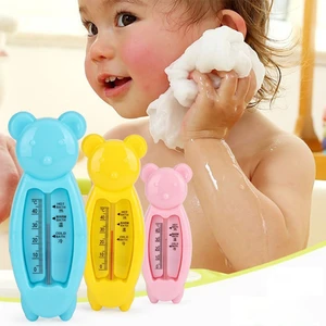 Baby Bath Thermometer For Newborn Small Bear Water Temperature Meter Bath Baby Bath Toys Thermometer Bath Baby Care Accessories