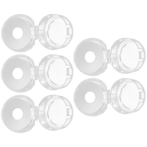 5pcs Baby-proof Stove Knob Covers Plastic Clear Gas Stove Knob Covers for Home