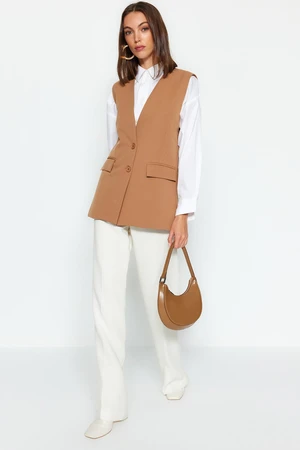 Trendyol Mink Lined Woven Vest