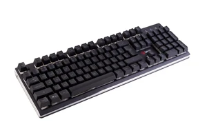 Polomechanická herní klávesnice C-TECH Iris (GKB-08), casual gaming, CZ/SK, duhové podsvícení, USB