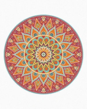 Zuty Peinture au diamant Mandala