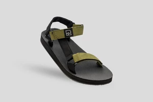Černo-zelené pánské sandály Hannah Drifter