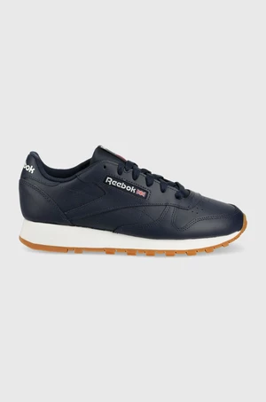 Kožené sneakers boty Reebok Classic tmavomodrá barva, GY3600-VEC/WHT/RB