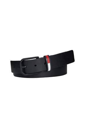 Tommy Jeans Opasok - TJM FLAG BELT 3.5 čierny