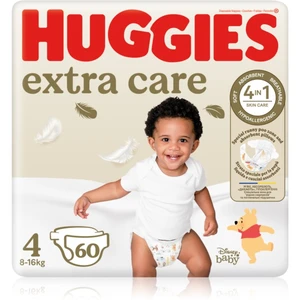 Huggies Extra Care Size 4 jednorázové pleny 8-16 kg 60 ks