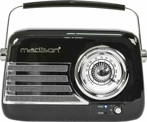 Madison Freesound-VR40B Black Radio retro