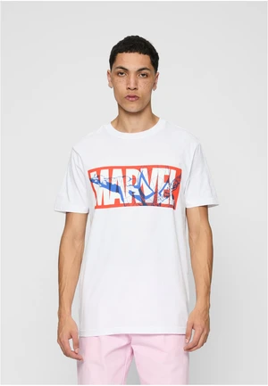 White T-shirt with Marvel Spiderman logo