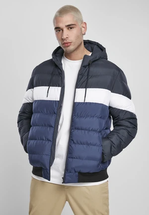 Colorblock Bubble Jacket Midnight/Navy Blue