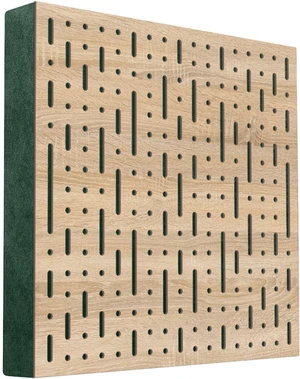 Mega Acoustic FiberPRO60 Binary Bean Sonoma Oak/Green Absorbent Holzplatte