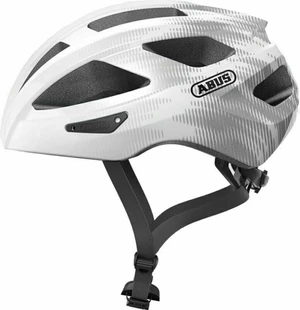 Abus Macator White Silver L Casco de bicicleta