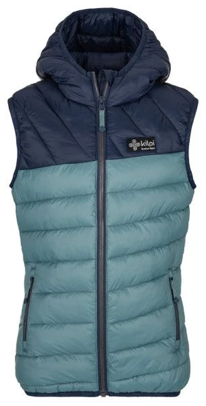 Boys' insulated vest Kilpi TOMM-JB dark green