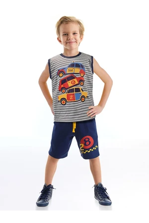 Denokids Taxi Boy T-shirt Shorts Set