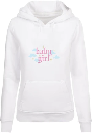 Women's Baby Girl Hoody white