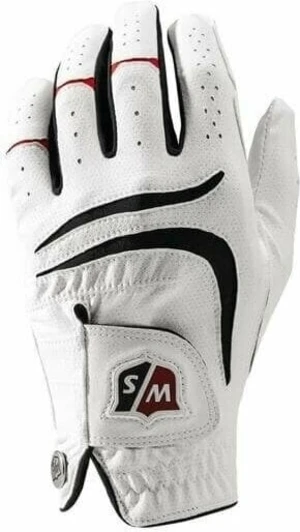 Wilson Staff Grip Plus Golf White Lewa ręka S Rękawiczki męskie