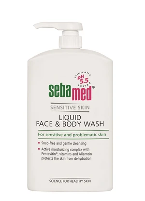 Sebamed Mycí emulze na obličej a tělo Classic (Liquid Face & Body Wash) 1000 ml