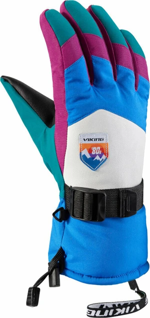 Viking Cherry Lady Gloves Multicolour/White 6 SkI Handschuhe