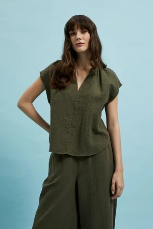 Women's blouse MOODO - olive