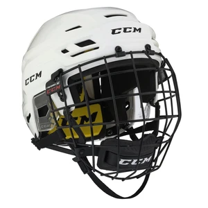 Hokejová helma CCM Tacks 210 Combo White Senior S