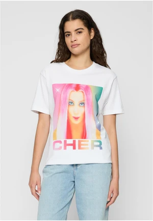 Women's T-shirt Cher Prisma white