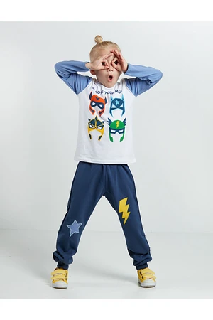 Denokids Masks Boys T-shirt Pants Suit