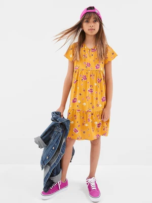 GAP Kids ruffle dress floral - Girls