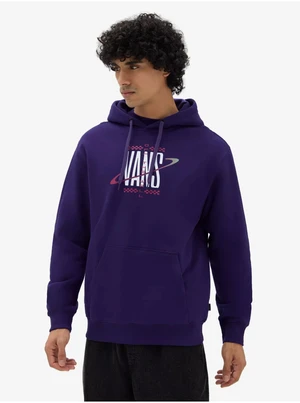 Dark purple men's hooded sweatshirt VANS Saturn Po - Men