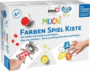 Kreul Mucki Fingerfarben-Set 5 x 50 ml