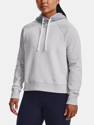 Mikina Under Armour Rival Fleece CB Hoodie - šedá