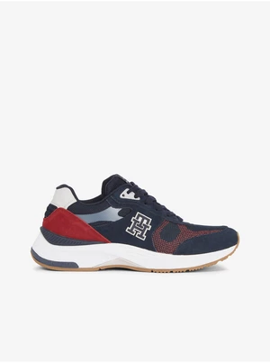 Red and blue Tommy Hilfiger men's sneakers
